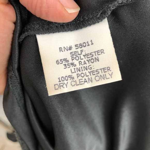 David Meister 4 Gray V Neck Studded Dress Sheath - Picture 8 of 8